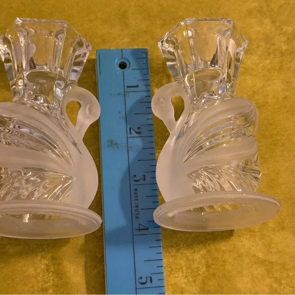 PartyLite Swan Crystal Candle Holders - Picture 6 of 9